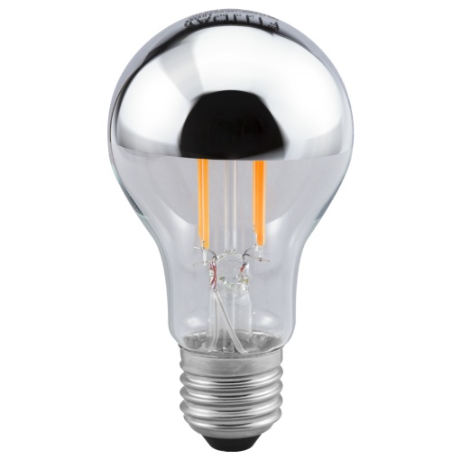 Lamp. Stand Filamentos Calota Prateada LED 6W 2700K E27 230V