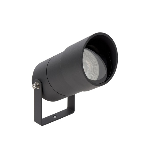 Projetor Tubular GU10 Máx.9W IP65 Antracite c/Espeto incluío