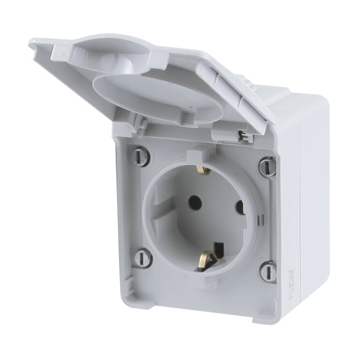Tomada Schuko com Obturador 16A - 250V