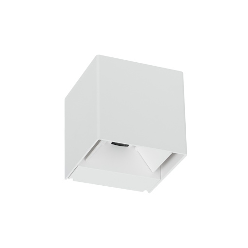 Aplique Parede ABS+PC Quad. Sal. LED 5,5W 3000K 300lm IP651